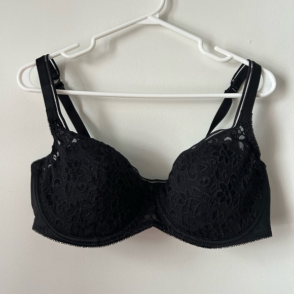 Just My Size Black Lace Women’s Bra - Picture 1 of 3
